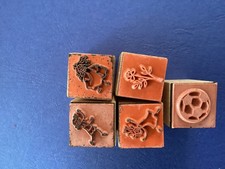 5 kleine Motivstempel +