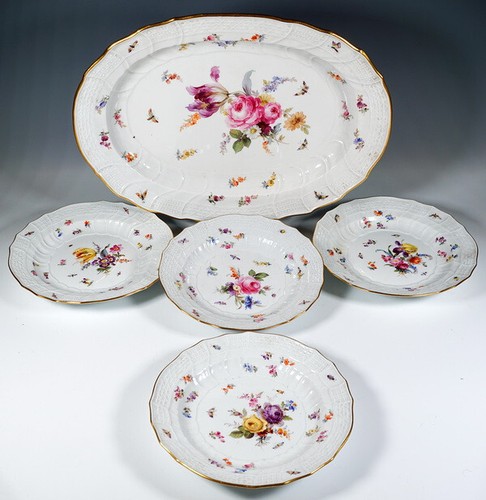Teilig meissen teller 1 - 5,