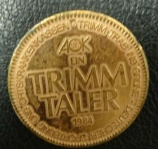 Münze medaille aok - münze, trimmtaler