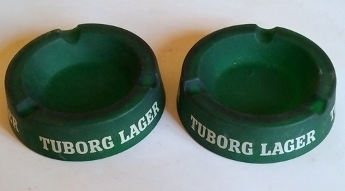 Vintage tuborg lager - 2x, bier