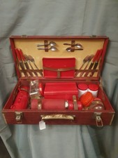 50er 60er  Picknick Koffer