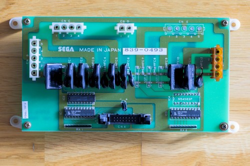 Sega arcade board 839 0493 - i/o, 839-0493
