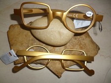 Wenn Lesebrille...dann trifft rund eckig - gold -   +1,5 +2,0 +2,5 +3,0