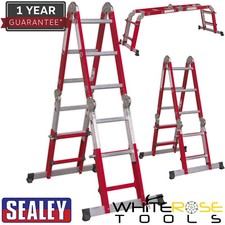 Sealey Aluminium Mehrzweckleiter EN 131 höhenverstellbar