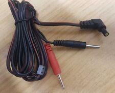 1,1m Ersatzkabel für TENS EMS Geräte 2 mm Elektroden, 2,35 mm Stecker schwarz
