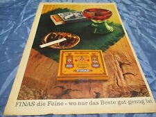 FINAS  , Werbe - Druck , Reklame 70er Jahre , Nostalgie Werbung , # 239  Print