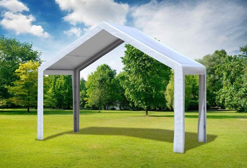 Partyzelt 4x2 weiss - weiss, pe