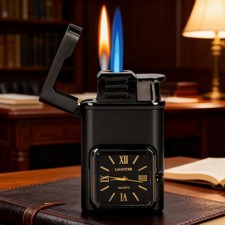 Feuerzeug mit Uhr