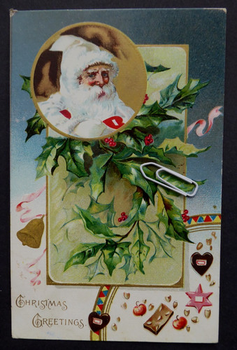 Präge litho weihnachtsmann - präge,