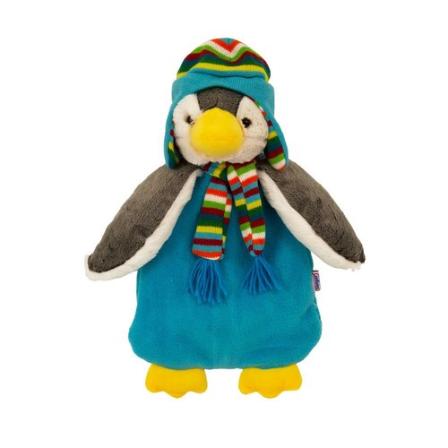 Wärmflasche mit bezug pinguin - wärmflasche,