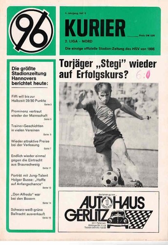 Fussball programmheft 74 - fussball-programmheft,