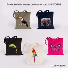 JUNIWORDS Jutebeutel "Low-Poly