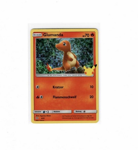 Pokemon glumanda holo - holo, 9/25