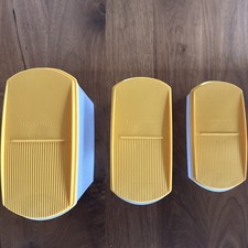 Tupperware 3 Behälter Gelb