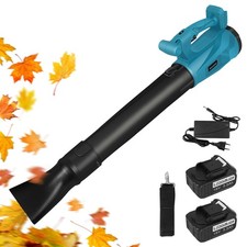 6 Gänge Für Makita Akku Laubbläser Mit 2x 5,5Ah Akkus & Ladegerät Laubgebläse