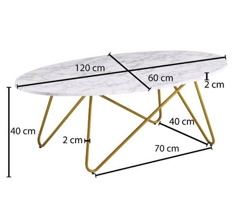 Wohnling couchtisch marmor - wohnling,