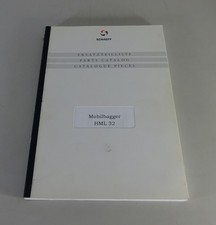 Ersatzteilliste / Teilekatalog Schaeff Mobilbagger HML 32 Stand 09/2001
