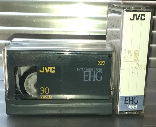 Jvc vhs ehg cassette - jvc,