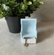 Deko Aufsteller Strandkorb Mit Schublade Aufbewahrung Maritim Unikat *2