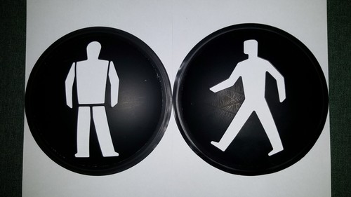 Ampelmännchen einlegescheiben - ampelmännchen,