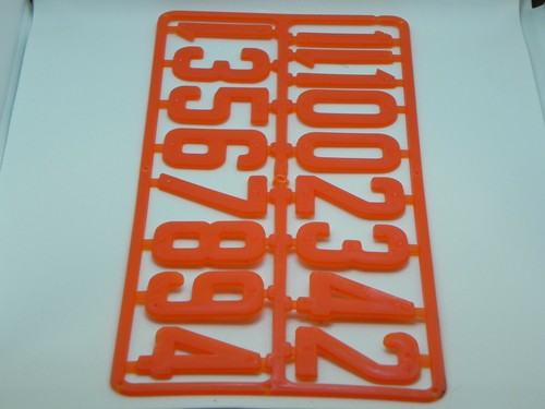 Ziffern set rot - mm,,