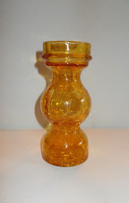 Hyazinthen Glas Vase Craquele