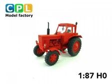 Traktor Belaruss MTS-82L kleine Kabine rot Bj 1982 1:87 H0 DDR LPG 