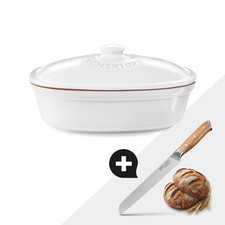 Römertopf Brot Frische Topf MINI Weiß