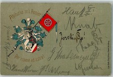13540862 - 6500 Mainz Abituria seis Panier Ort lt. Stempel Studentenwappen 1907