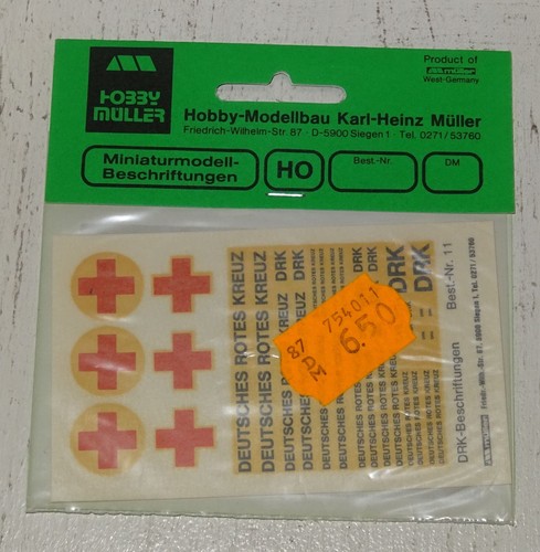 Hobby müller decals decal - hobby,