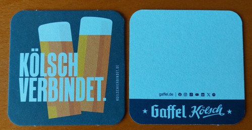 Bierdeckel gaffel - 1,