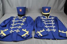 2 x Uniform Fasching Kinder Soldaten Jacke und Mütze hohe Qualität 
