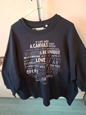 Sweatshirt schwarz Camp David Soxxs Damen Gr. 44/46