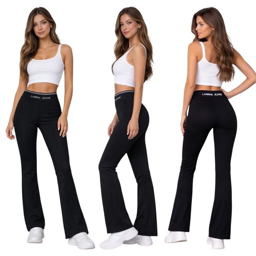Damen bootcut stretch - damen,