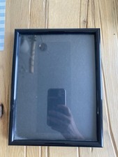 Bilderrahmen Schwarz Kunststoff Für Dokumente Bilder Oder Fotos 25x19cm