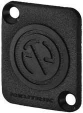 DBA-1/SW - Abdeckplättchen für Rackblenden XLR-Buchsen Neutrik D-Serie
