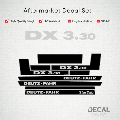 Deutz fahr decal - decal, kit