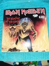 Iron Maiden EMI Vinyl LP Doppel LP Run to The Hills Und The Number Of The Beast