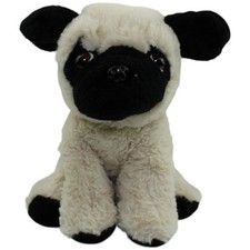 Brauns-Heitmann Süßer Mops, sitzend Kuscheltier 24cm Gebraucht Hund