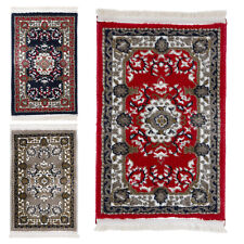 Orientteppich Autoteppich Fußmatte PKW AUTO KFZ  gewebt rot-blau-beige 60*40 cm