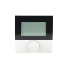 Möhlenhoff Alpha Regler direct Standard 24 V LCD Raumthermostat Designscheibe