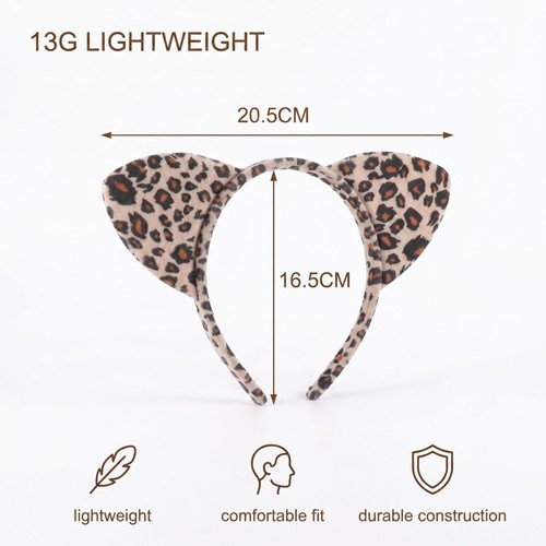 Leoparden ohren haarreif - leoparden,