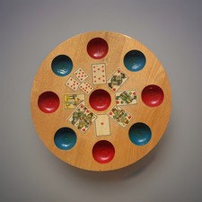 HOLZ POCHBRETT  ★ POCHEN ★ 28 cm DURCHMESSER Top