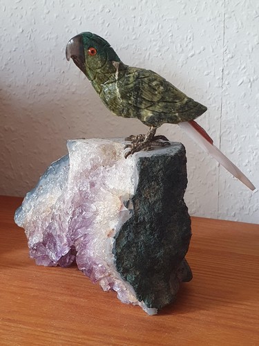 Papagei aus halbedelstein - papagei,