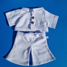 Build A Bear weiße Jeansjacke