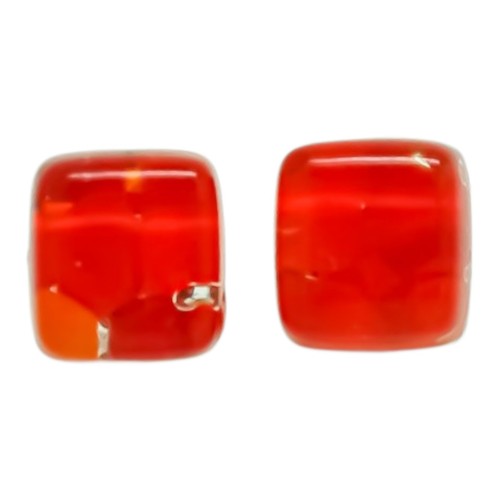 Murano ohrstecker aus - ohrstecker,