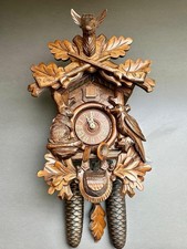 Original Schwarzwald Kuckucksuhr mit Pendel und Kuckucksruf