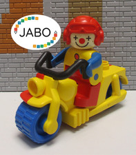 ( Q 9/5 ) LEGO Duplo Clown mit Motorrad Zirkus Cirkus