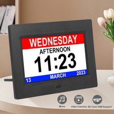 7 Zoll Seniorenuhr Demenz Uhr