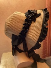 Schute z.Biedermeierkleid,Hut